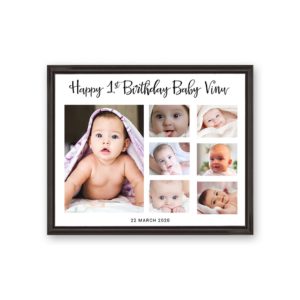 Baby Birthday Photo Frame - B01 - 12"x15"