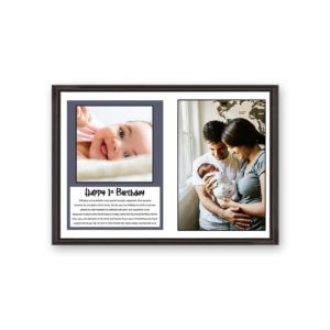 Baby Birthday Photo Frame - B04 - 10"x15"