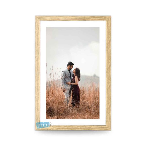 Pinewood photo frame