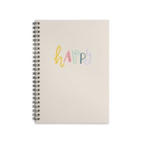 Happy Hardcover Notebook - NB016