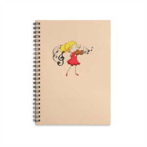 Music Girl Hardcover Notebook - NB022