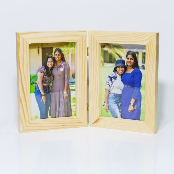 4 x 6 Double Photo Frame with glass