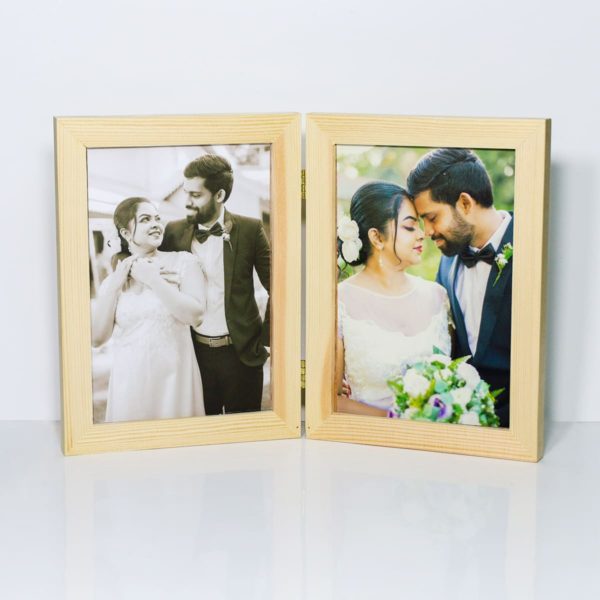 4 x 6 Double Photo Frame without glass