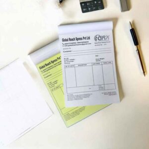 A5 Invoice/ Bill Book Printing - Black and White