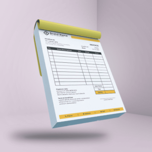 A5 Invoice/ Bill Book Printing - Colour