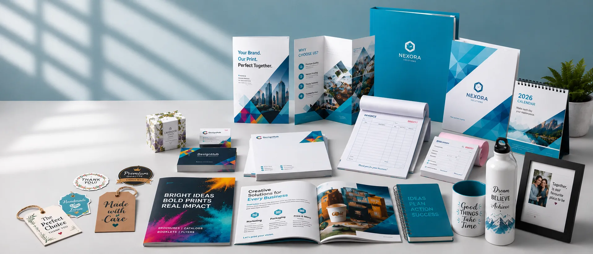 Printing services in Sri Lanka – business printing, marketing materials, labels, packaging and personalized gifts